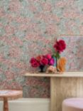 Cole & Son Ortensia Wallpaper, Pink & Blue 123/9045