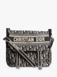 Pre-loved Christian Dior 2019 Oblique Diorcamp Messenger Bag, Blue/Multi