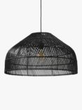 MADE Java XL Rattan Lampshade, Black