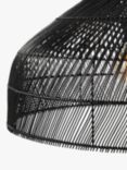 MADE Java XL Rattan Lampshade, Black