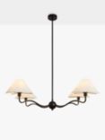 MADE Madelyn 4 Arm Ceiling Light, Black