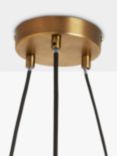 MADE Rhett Circular Ceiling Light, Brass