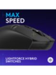 Logitech G309 Lightspeed Wireless Gaming Mouse, Black