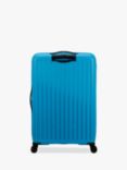 American Tourister Rejoy 77cm 4 Wheel Spinner Large Suitcase, Azure Blue