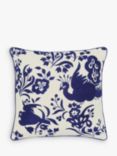 Burleigh x Bedeck Calico Cushion, Blue Multi Blue