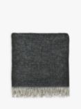 Burleigh x Bedeck Wool Throw, Charcoal Grey