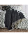 Burleigh x Bedeck Wool Throw, Charcoal Grey