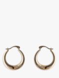 L & T Heirlooms Pre-Loved 9ct Yellow Gold Creole Hoop Earrings