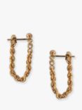 L & T Heirlooms Pre-Loved 9ct Yellow Gold Rope Chain Earrings