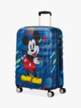 American Tourister Disney Wavebreaker 67cm 4 Wheel Spinner Medium Suitcase, Multi