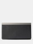 Mint Velvet Minimalist Leather Clutch Bag, Black