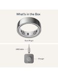 Oura Ring Gen4 Health & Fitness Tracker Smart Ring, Silver