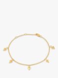 Rachel Jackson London Arrow Spike Station Bracelet, Gold