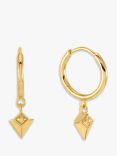 Rachel Jackson London Arrow Spike Huggie Hoop Earrings