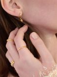 Rachel Jackson London Arrow Spike Huggie Hoop Earrings