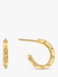 Rachel Jackson London Mini Arrow Spike Demi Hoop Earrings, Gold