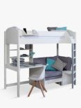 Kids Avenue Noah C High- Sleeper Loft Bed with Desk and Futon, European Single