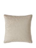 Laura Ashley Barley Embossed Square Cushion, Natural