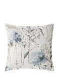 Laura Ashley Pallington Bloom Square Cushion, Smoke Blue