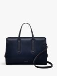 Radley Liverpool Lane Leather Grab Bag, Black, Ink