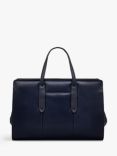 Radley Liverpool Lane Leather Grab Bag, Black, Ink