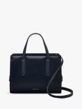 Radley Liverpool Lane Leather Grab Bag, Black, Ink