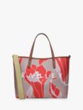 Radley Southwell Gardens Oversized Floral Print Grab Bag, Silt