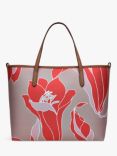 Radley Southwell Gardens Oversized Floral Print Grab Bag, Silt