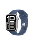 Apple Watch Series 10 GPS, 46mm, Aluminium Case, Sport Band, Denim