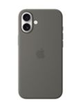 Apple iPhone 16 Plus Silicone Case with MagSafe, Stone Grey