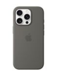 Apple iPhone 16 Pro Silicone Case with MagSafe, Stone Grey