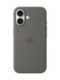 Apple iPhone 16 Silicone Case with MagSafe, Stone Grey