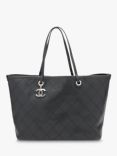 Pre-loved CHANEL 2014 On The Road Caviar Leather Tote Bag, Black