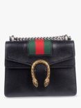 Pre-loved GUCCI Dionysus Leather Shoulder Bag, Black