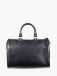 Pre-loved Louis Vuitton 2003 Epi Leather Speedy Top Handle Grab Bag, Black