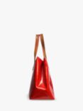 Pre-loved Louis Vuitton 2002 Vernis Embossed Leather Mini Top Handle Tote Bag, Red