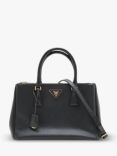 Pre-loved Prada Medium Saffiano Leather Galleria Top Handle Bag, Black