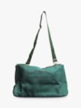 Pre-loved Prada Canvas Tote Bag, Dark Green