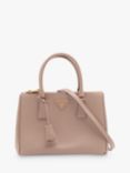 Pre-loved Prada Small Saffiano Leather Galleria Top Handle Bag, Pink