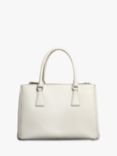 Pre-loved Prada Small Saffiano Leather Galleria Top Handle Bag, White