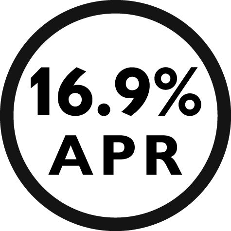 16.9% APR