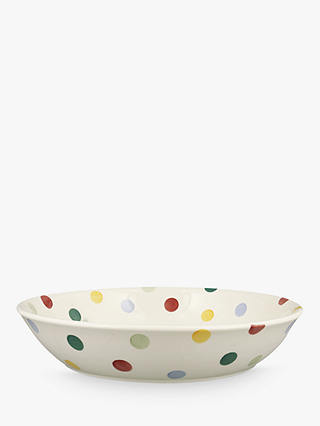 Emma Bridgewater Polka Dot Medium Pasta Bowl, Multi, Dia.23.5cm