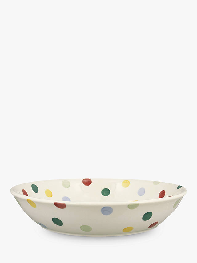 Emma Bridgewater Polka Dot Medium Pasta Bowl, Multi, Dia.23.5cm