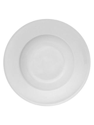 Queensberry Hunt for John Lewis White Rimmed Soup Plate, Dia.29cm, Seconds
