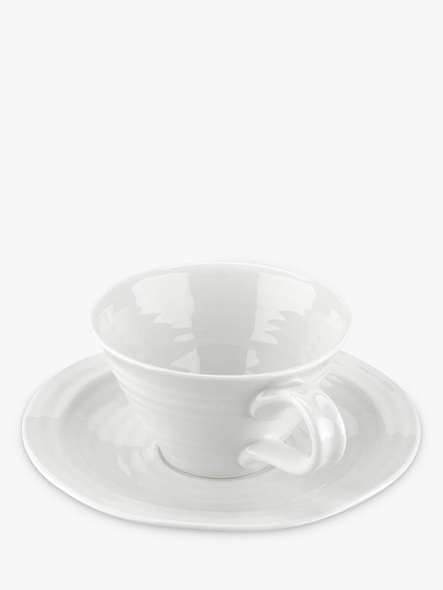 Sophie Conran for Portmeirion Tea Cup and Saucer, White