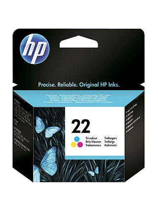 HP 22 Inkjet Cartridge, Tri-Colour, C9352AE