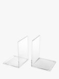 Osco Acrylic Bookends, Set of 2, Clear