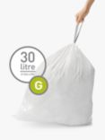 simplehuman Bin Liners, Size G, Pack of 20