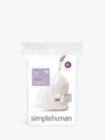 simplehuman Bin Liners, Size K, Pack of 20