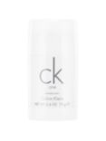 Calvin Klein CK One, Deodorant Stick, 75g
